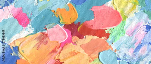 Panel kuchenny z motywem Abstract acrylic and watercolor painting. Canvas background.