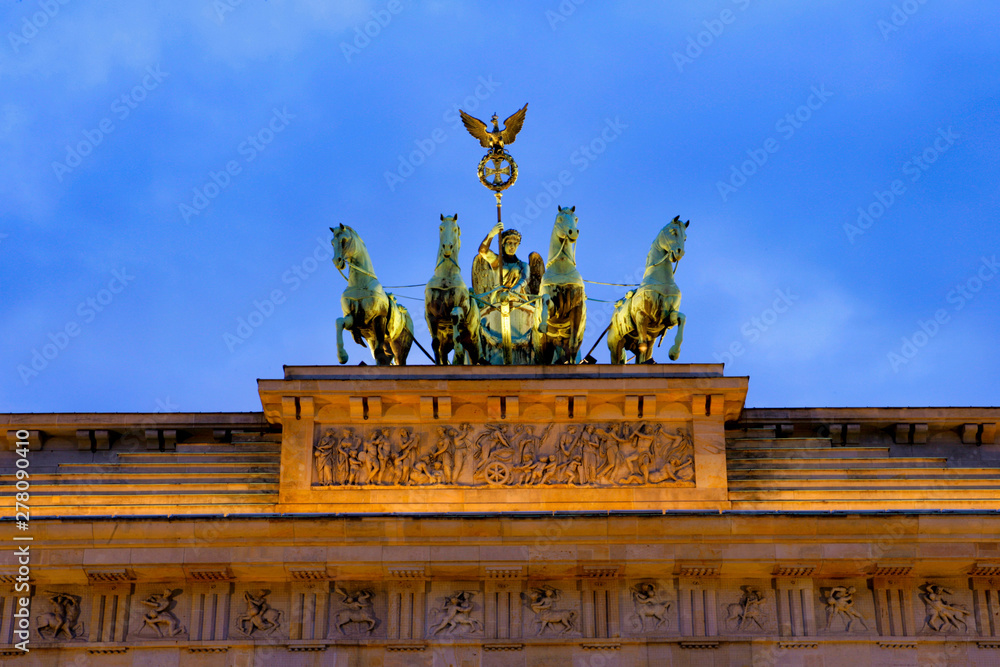 Obraz premium Brandenburg Gate in Berlin, Germany