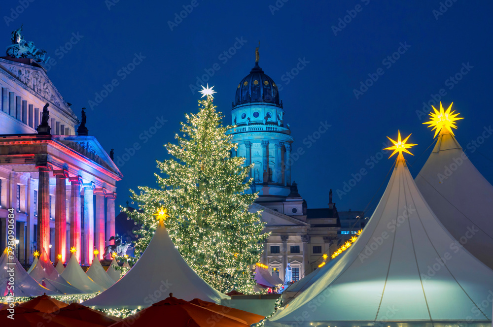 Obraz premium Christmas Market in Berlin, Germany