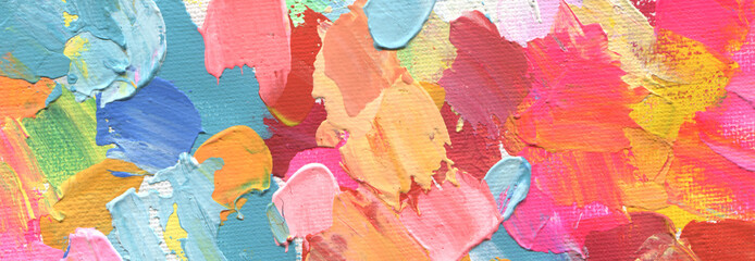 Abstract acrylic and watercolor painting. Canvas background.