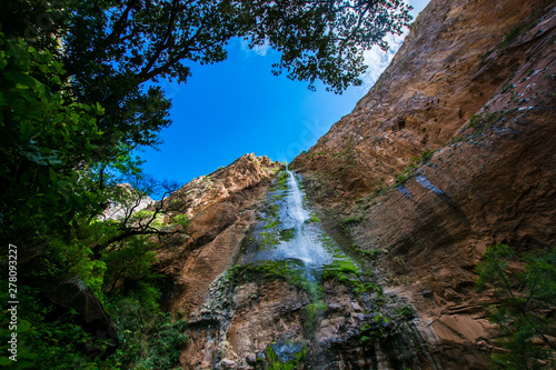 cascada en barranca sinforosa, mexico photo