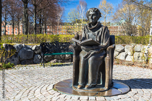 Monument to the writer Astrid Lindgren
