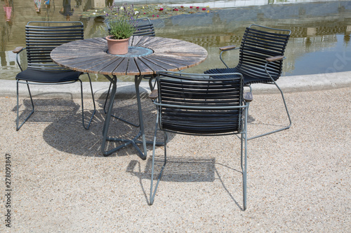 Photography Cafe Table at Botanical Garden; Copenhagen