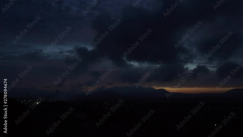 Factory Smoke Sunset Timelapse Factory Smoke Sunset Timelapse