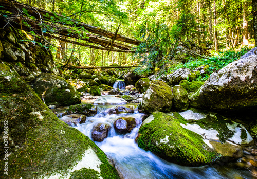 waterfall - rottach-egern - bavaria photo