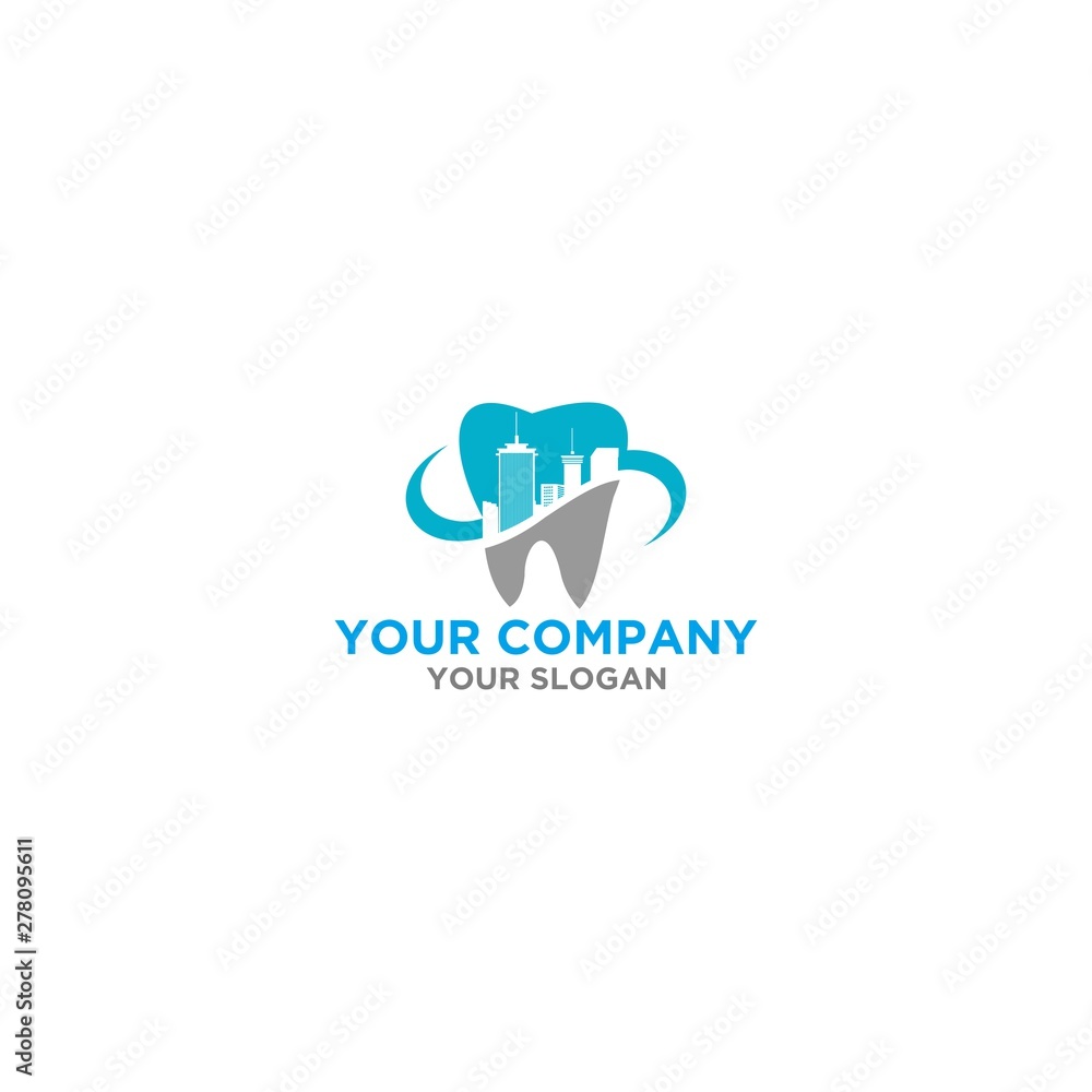 dental city logo design vector dental city logo design vector