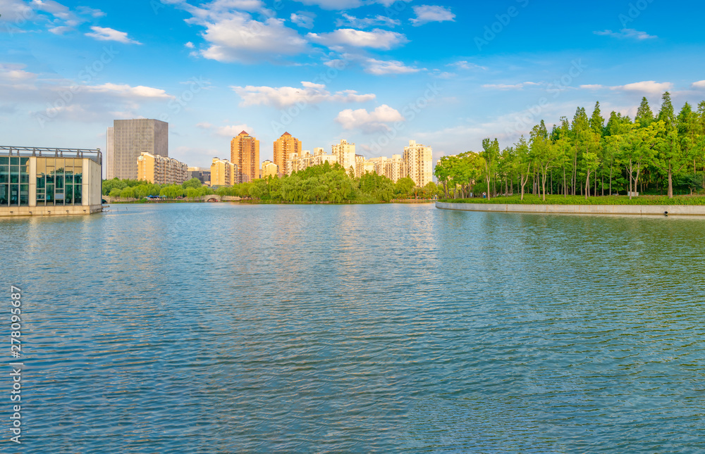 Lakeside Cityview, Daning Tulip Park, Shanghai, China Lakeside Cityview, Daning Tulip Park, Shanghai, China