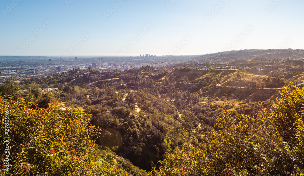 Panorama of Los Angeles city in California. USA Panorama of Los Angeles city in California. USA