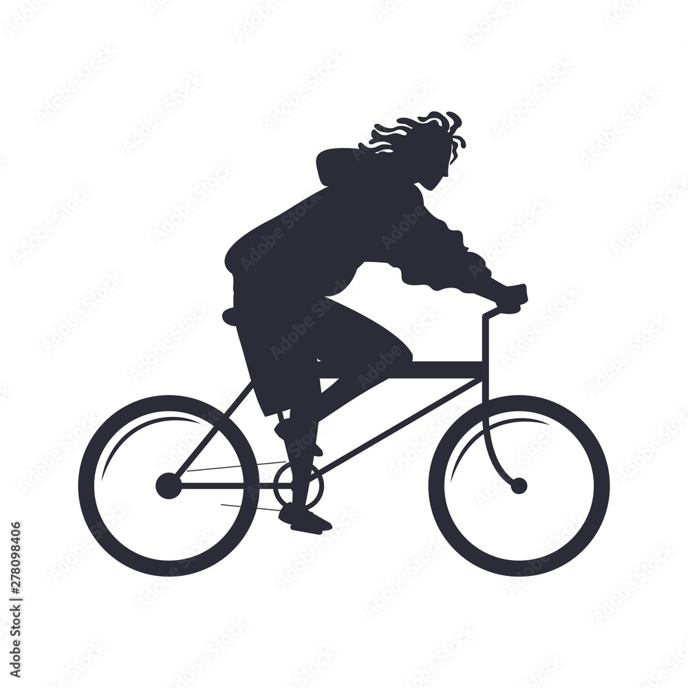 Obraz premium people riding bicycle activity image