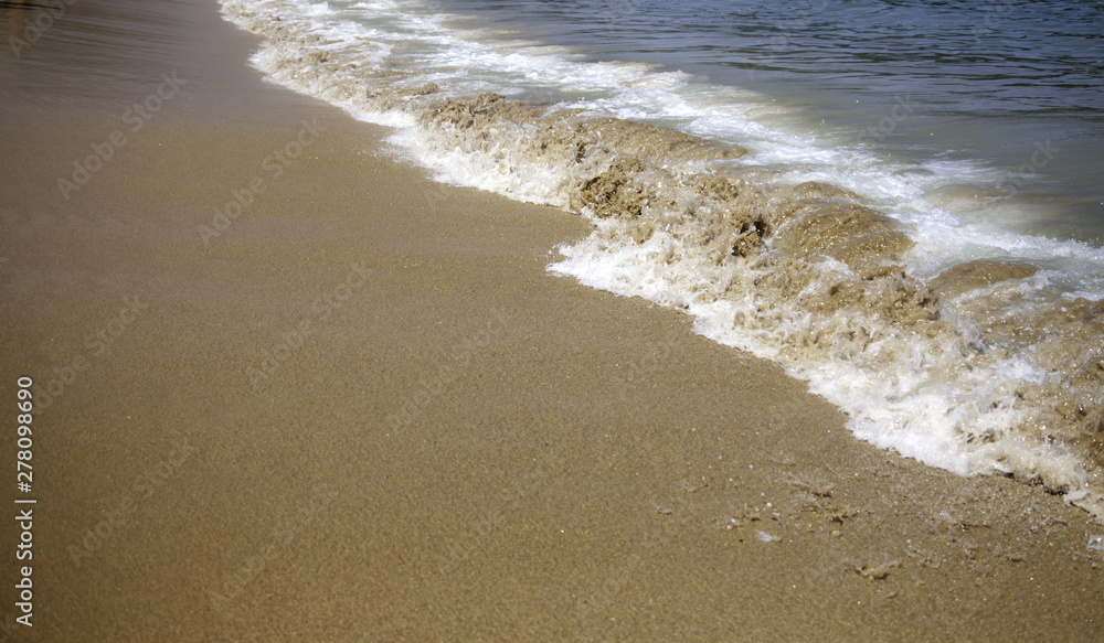 Waves on the beach