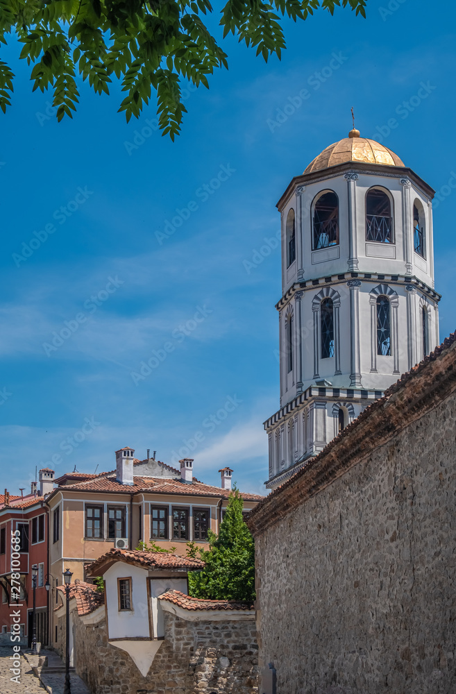 The Church of St Constantine and Helena in the old town of Plovdiv, Bulgaria. Built in 337 at the sight of an ancient pagan temple in the acropolis