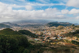 Beautiful view on the village of Las Mercedes in the mountainous park Anaga in Tenerife in the Canaries