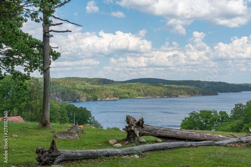 Lake Lygnern at Fjaras Bracka in Sweden