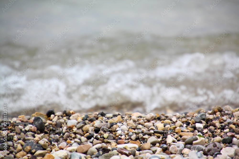 stones on the beach stones on the beach
