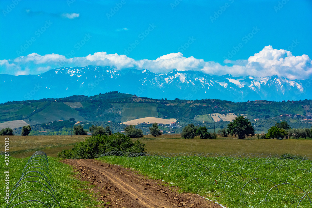 Fototapeta premium Gran Sasso mountains in Italy