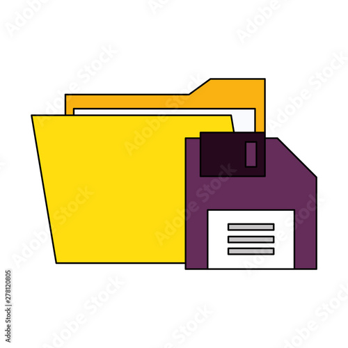 documents files system archives cartoon