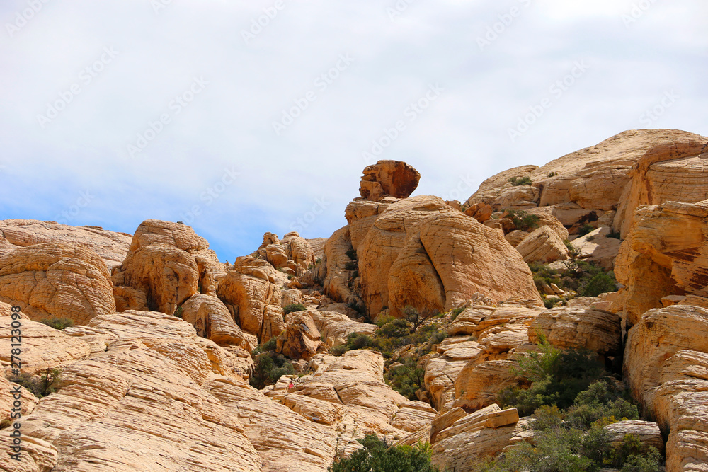 Rock Formations in Red Rock Canyon, Nevada, USA Rock Formations in Red Rock Canyon, Nevada, USA