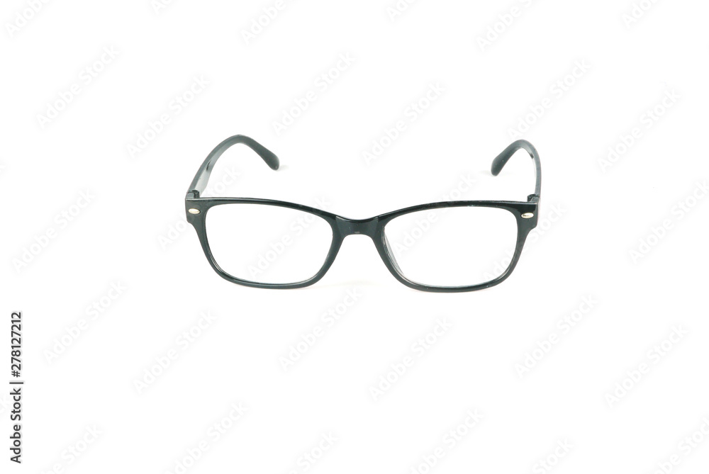 Black sunglasses isolated on white background. Black sunglasses isolated on white background.