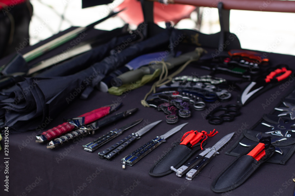 Fototapeta premium Armas Feria Renacimiento