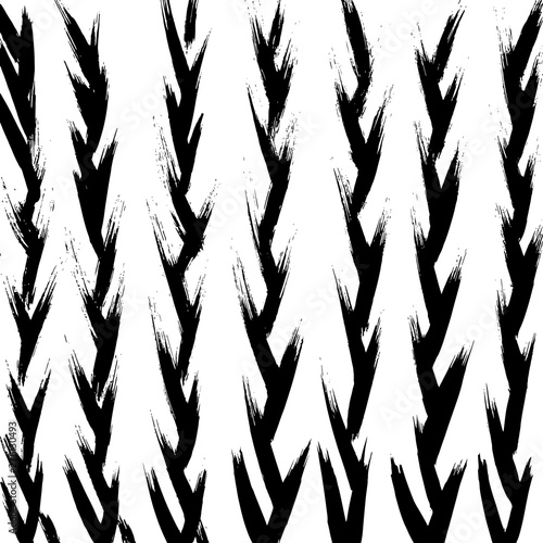 Fototapeta Naklejka Na Ścianę i Meble -  Brush texture pattern. Grunge vector.