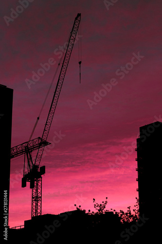 Urban Pink Sunset