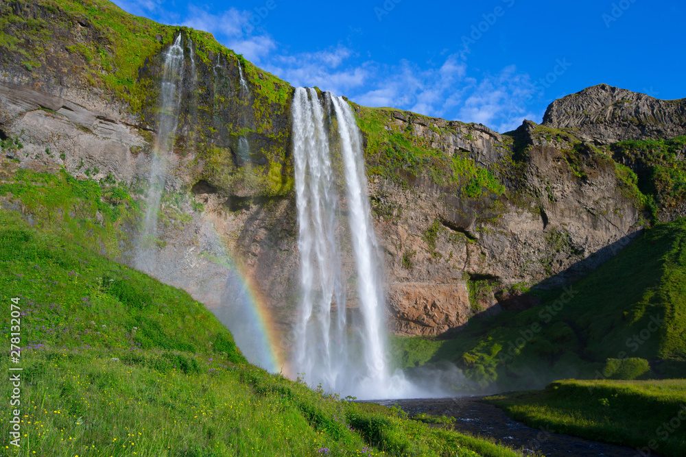 Seljalandsfoss Waterfall , Iceland