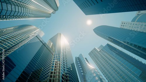 Skyscrapers, Business Buildings, Business Center