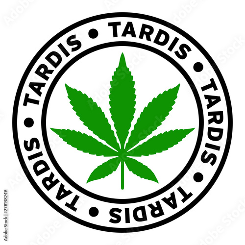 Round Tardis Marijuana Strain Clipart