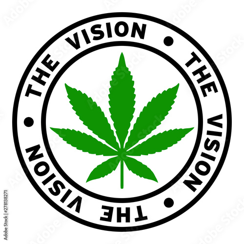 Round The Vision Marijuana Strain Clipart