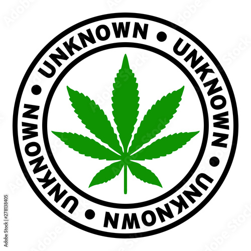 Round Unknown Marijuana Strain Clipart