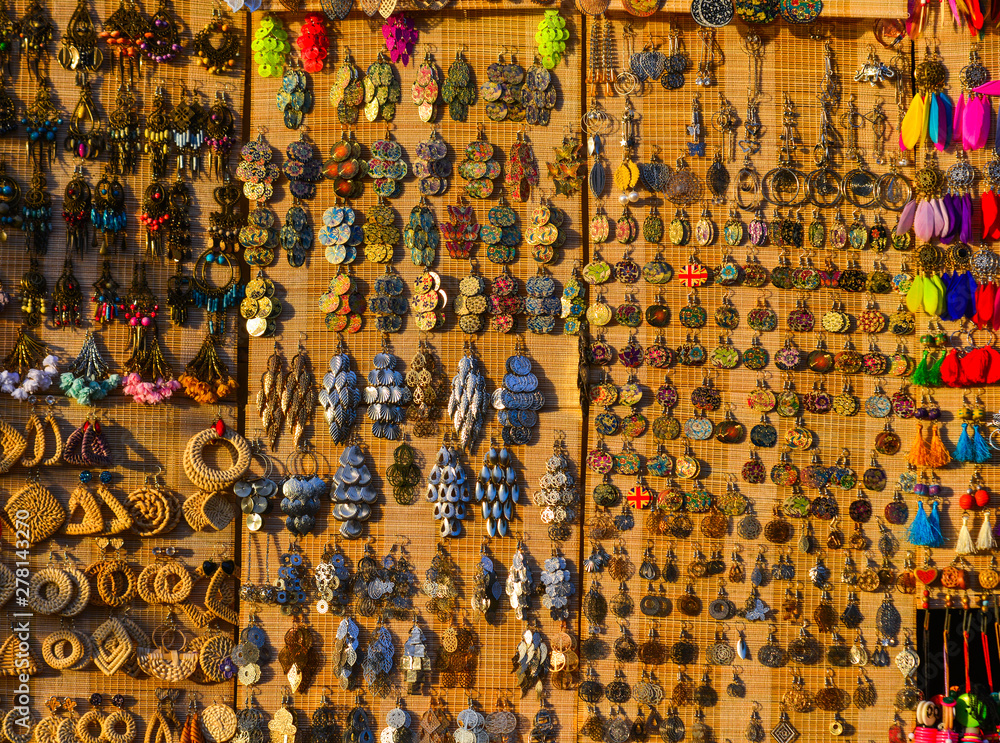 Fototapeta premium Colorful magnet souvenirs in Hoi An, Vietnam