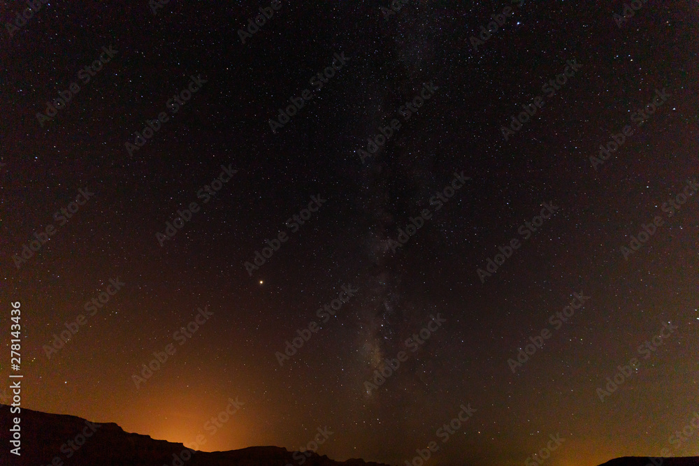 Milky Way and Mars Milky Way and Mars
