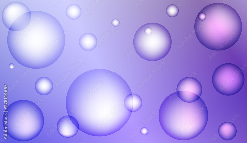 Blurred decorative design with bubbles. For elegant pattern cover book. Vector illustration.