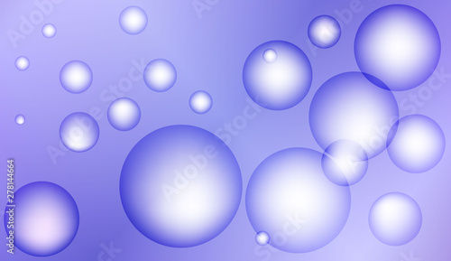 Blurred decorative design with bubbles. For elegant pattern cover book. Vector illustration.
