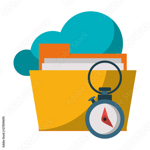 documents files system archives cartoon