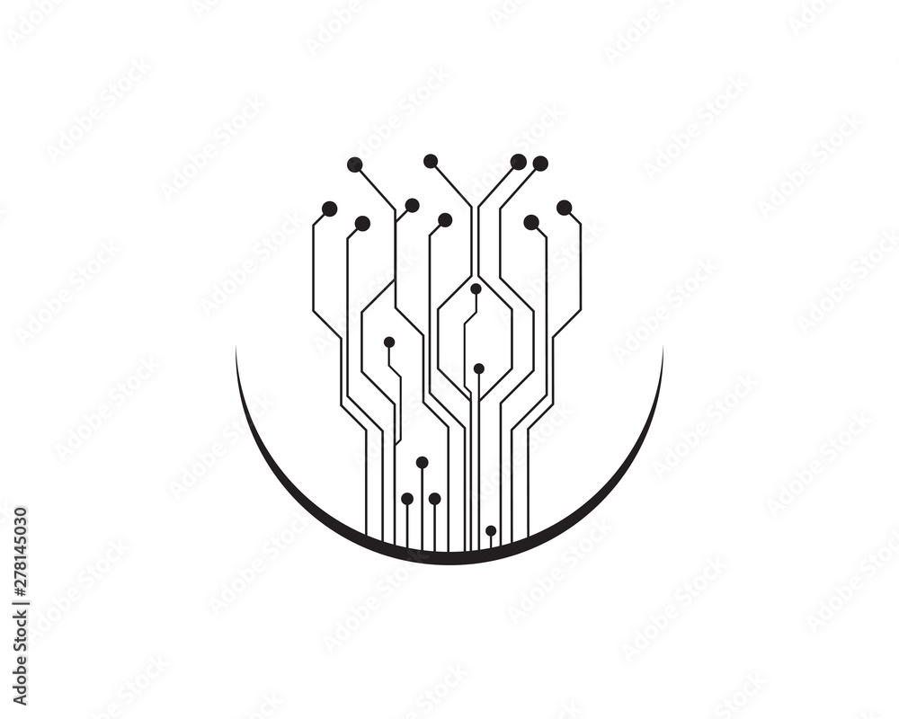Circuit illustration vector design Circuit illustration vector design