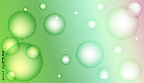 Abstract illustration with blurred drops. For flyer, brochure, booklet and websites design Bright Gradient Color Vector illustration.