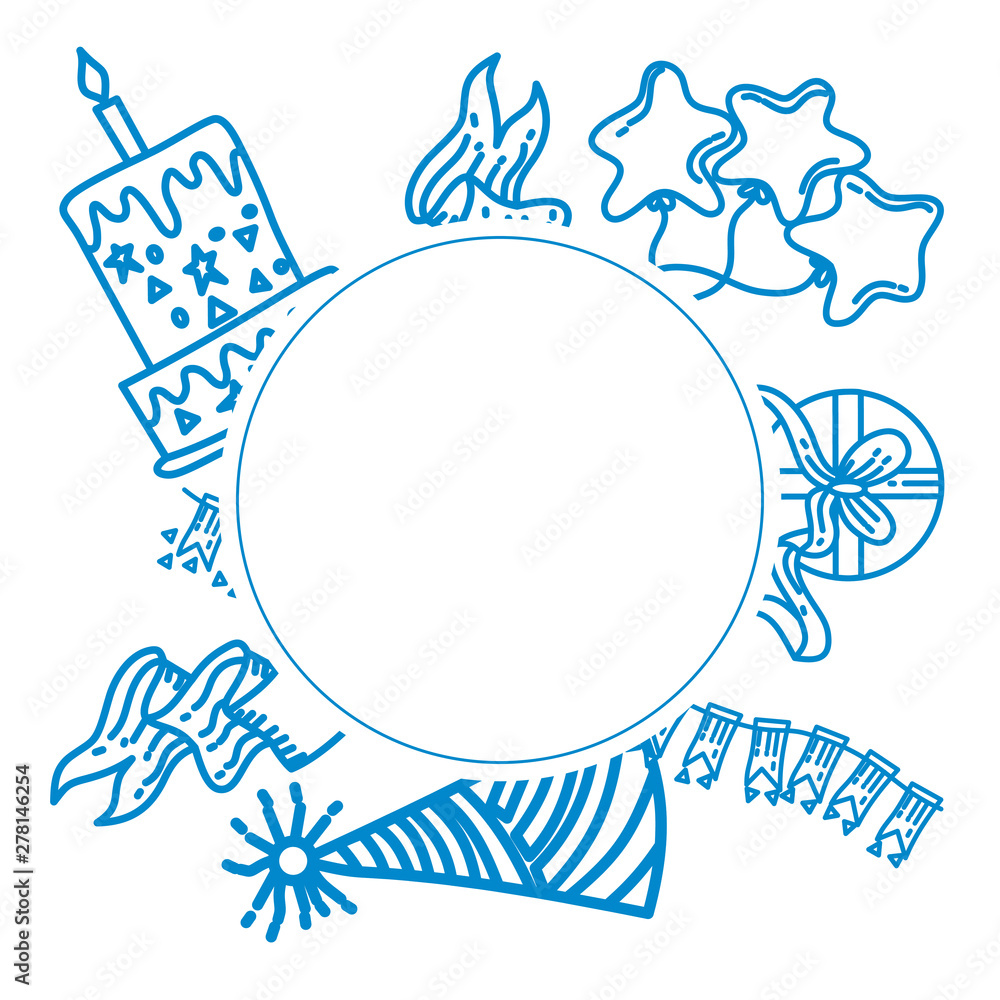 Obraz premium Birthday Anniversary Design Graphic Template Vector