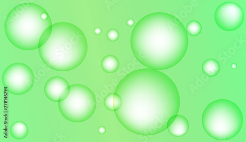 Background with bubbles. Design for your header page, ad, poster, banner. Pastel Gradient Color Vector illustration.