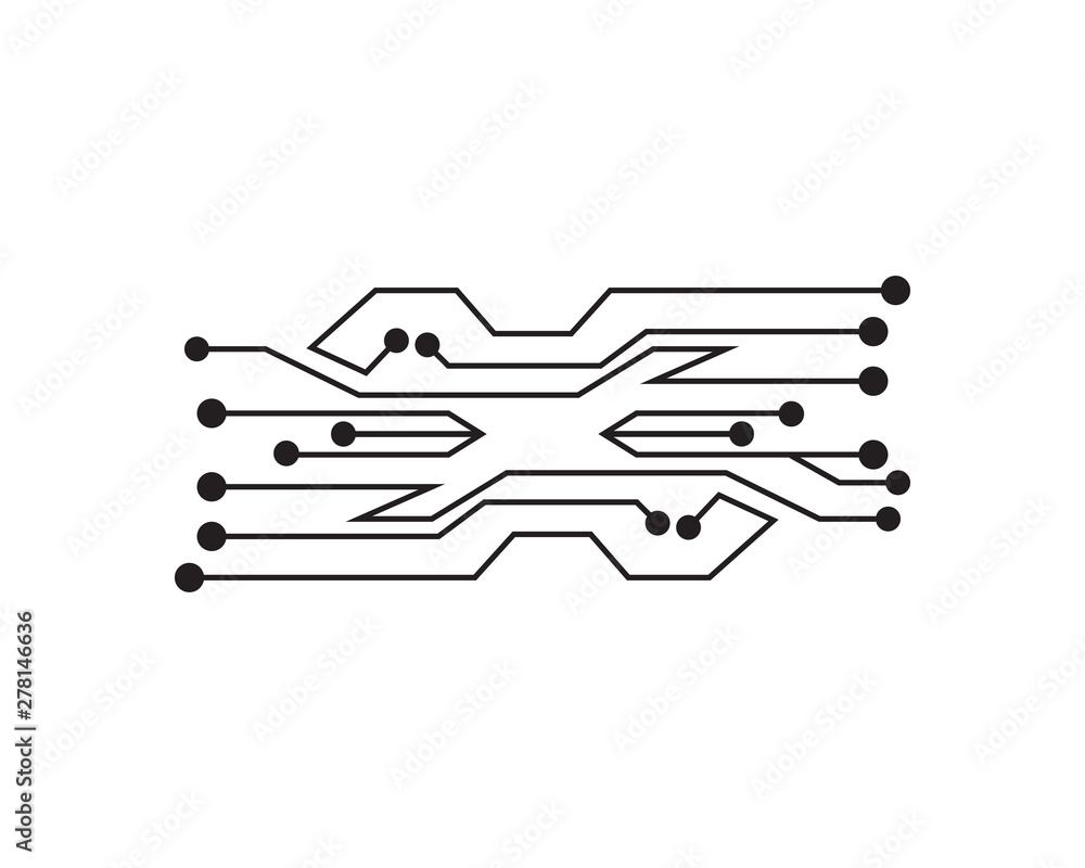 Circuit board illustration Technology vector Circuit board illustration Technology vector