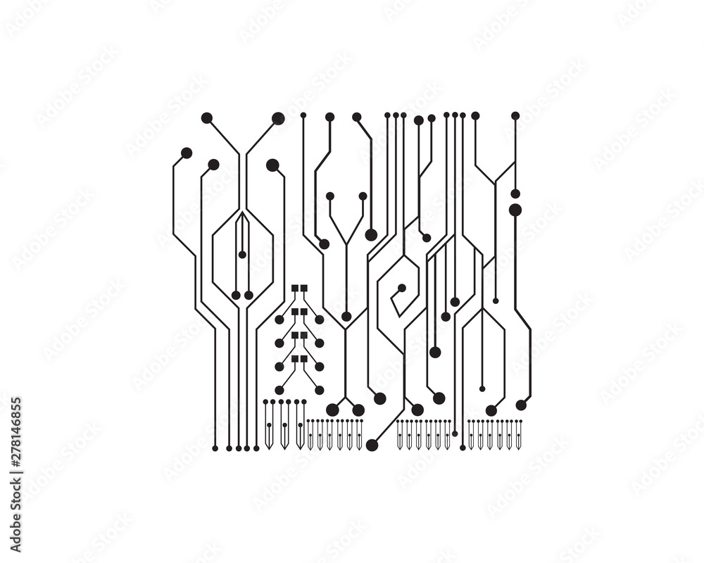 Circuit board illustration Technology vector Circuit board illustration Technology vector