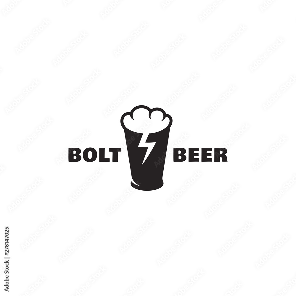 Bolt beer logo Bolt beer logo