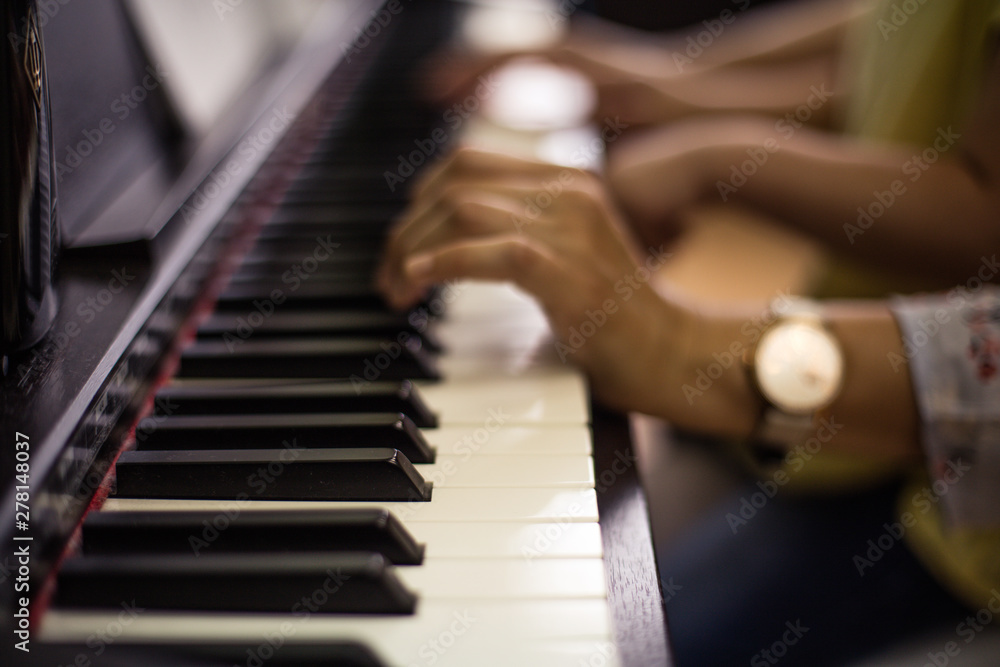 Obraz premium Today's, piano time.