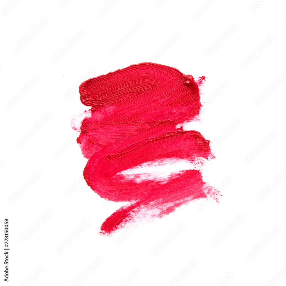 Lipstick stroke isolated on white background. - Image Lipstick stroke isolated on white background. - Image