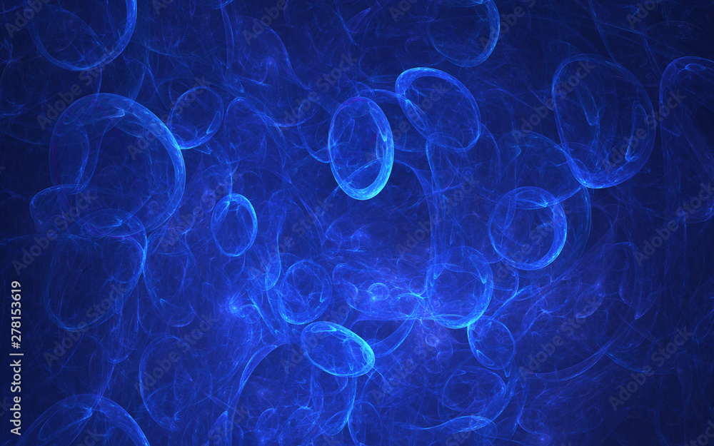 blue abstract fractal background 3d rendering illustration blue abstract fractal background 3d rendering illustration