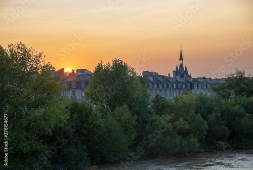 Bordeaux at sunset