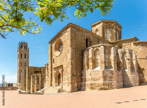 View at the Seu Vella Cathedral of Santa Maria in Lleida - Spain