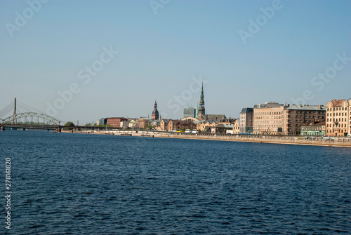 Riga Skyline mit vielen Kirchen  Lettland