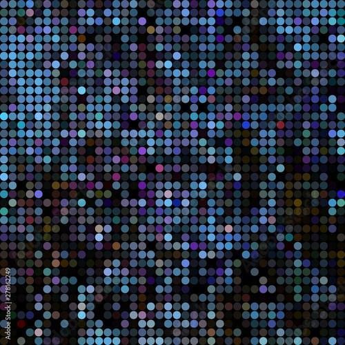 abstract vector colored round dots background