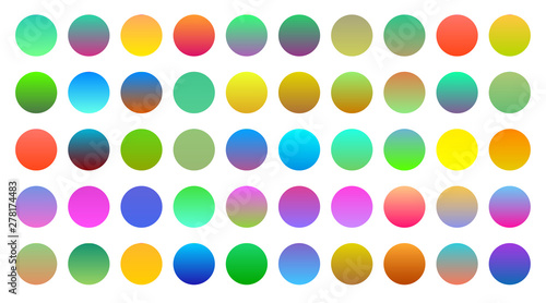 mega set of vibrant colorful gradients